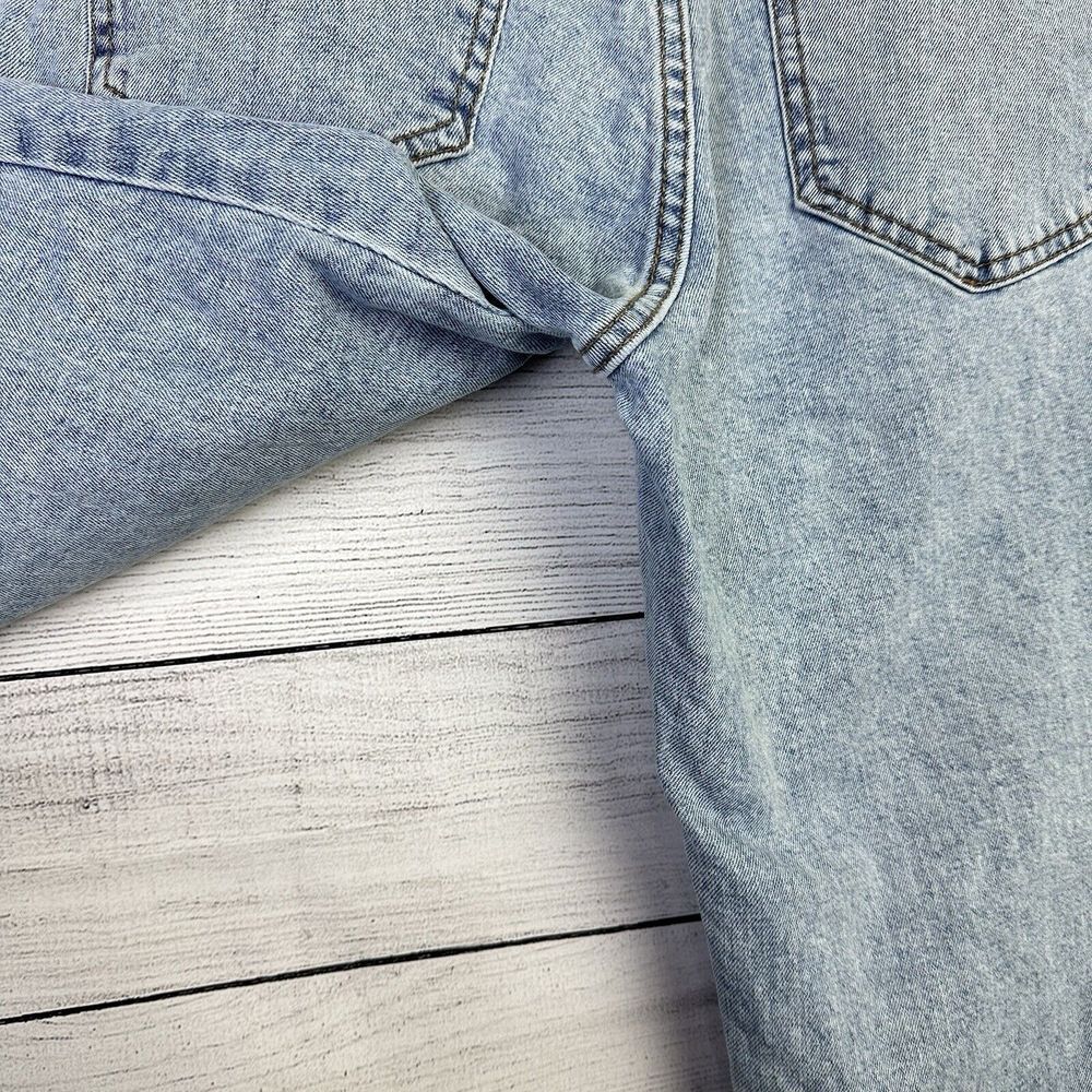 COTTON ON Stretch Straight Jeans Size 4 Vintage Wash Boyfriend Hi Rise Denim‎ - Picture 8 of 9